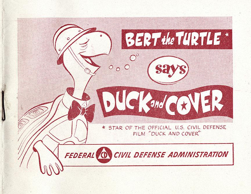 Duck and Cover, Civil Defense Pamphlet. 1951. Oregon Historical Society